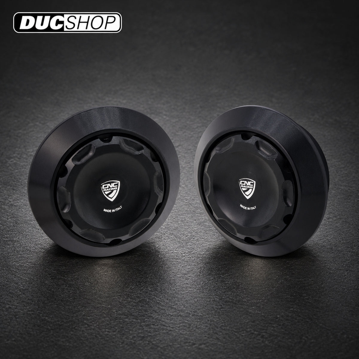 CNC Racing Ergal Main Rearset Caps For Ducati Multistrada V2 (2025+) — representative product view; see selected option and kit contents | Motorcycle Specific Fasteners | ducshop.com