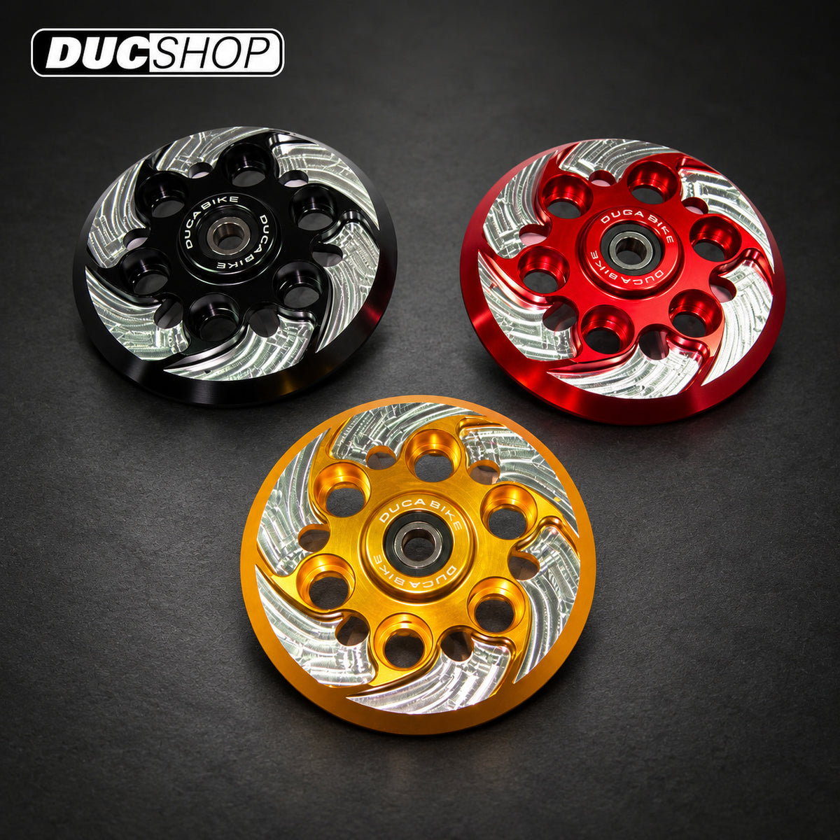 DBK Special Parts (Ducabike) Type 2 Clutch Pressure Plate (Contrast Cut) | Dry Clutch Pressure Plates | ducshop.com