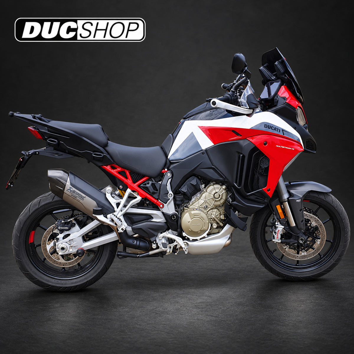 CNC Racing Adjustable Fender Eliminator For Ducati Multistrada V4 / S / Sport (20-24) /RS (23-25) — representative product view; check selected option and kit contents | ducshop.com