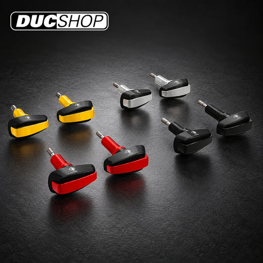 DBK Special Parts (Ducabike) Billet Frame Slider Kit for Ducati Streetfighter V4 - Long Slider | Frame Protection | ducshop.com