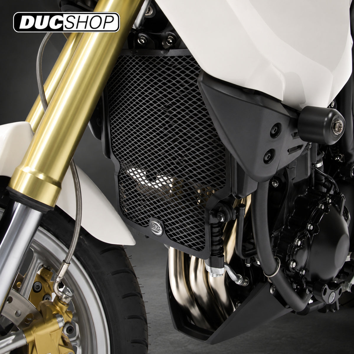 R&G Racing Radiator & Oil Cooler Guard for the Triumph Tiger 1050 '07-'20 / Tiger Sport 1050 '13-'16 | Radiator & Oil Cooler Guards | ducshop.com