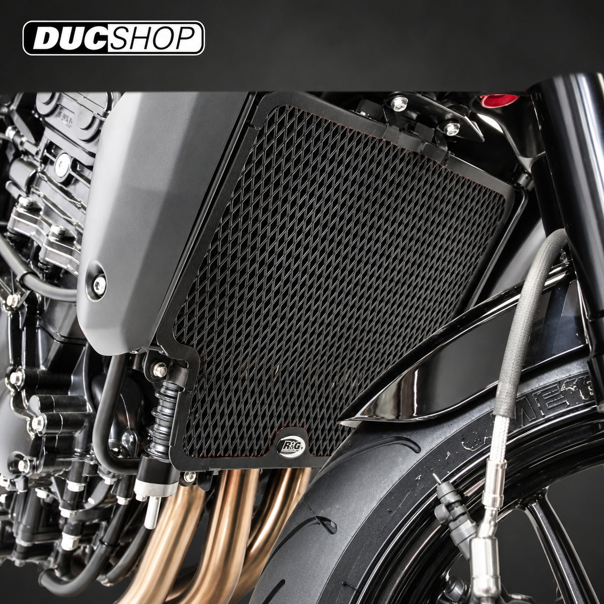 R&G Racing Radiator & Oil Cooler Guard for the Triumph Speed Triple 1050 (2010) | Radiator & Oil Cooler Guards | ducshop.com