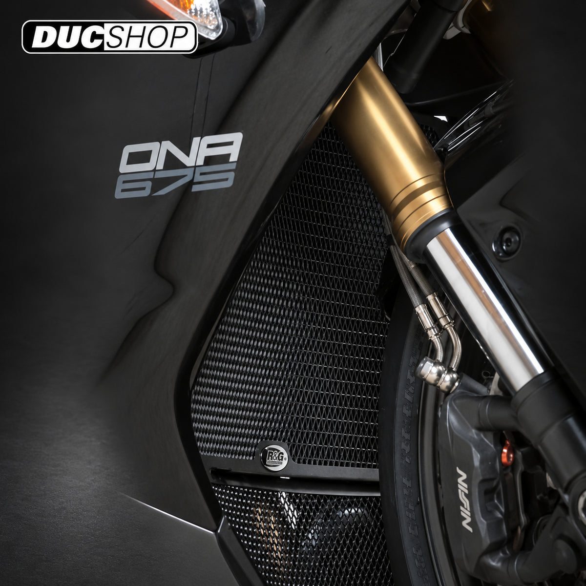 R&G Racing Radiator Guard for the Triumph Daytona 675 '13-'19 | Radiator & Oil Cooler Guards | ducshop.com