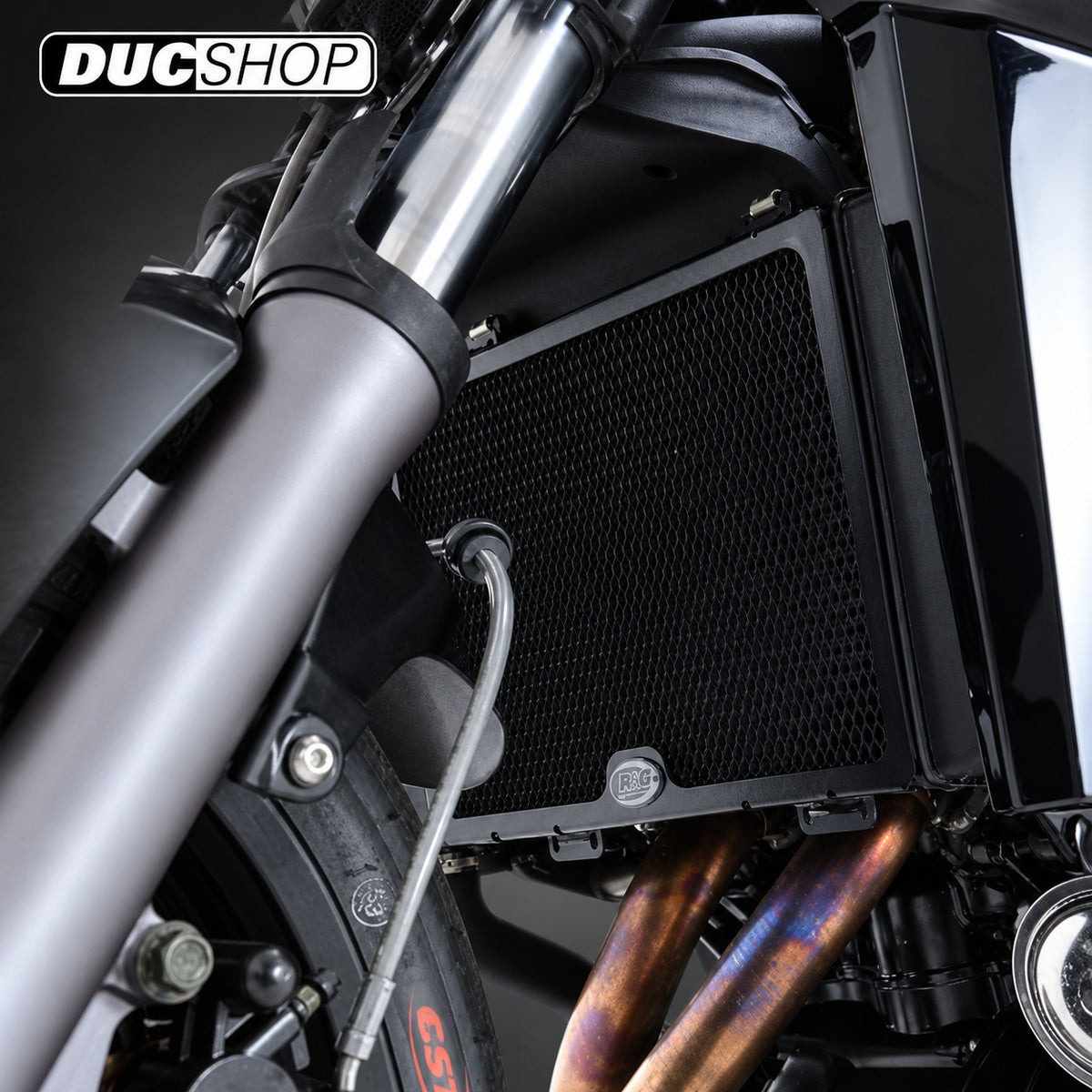 R&G Racing Radiator Guard for the WK/CF Moto 650I '08-'17 | Radiator & Oil Cooler Guards | ducshop.com