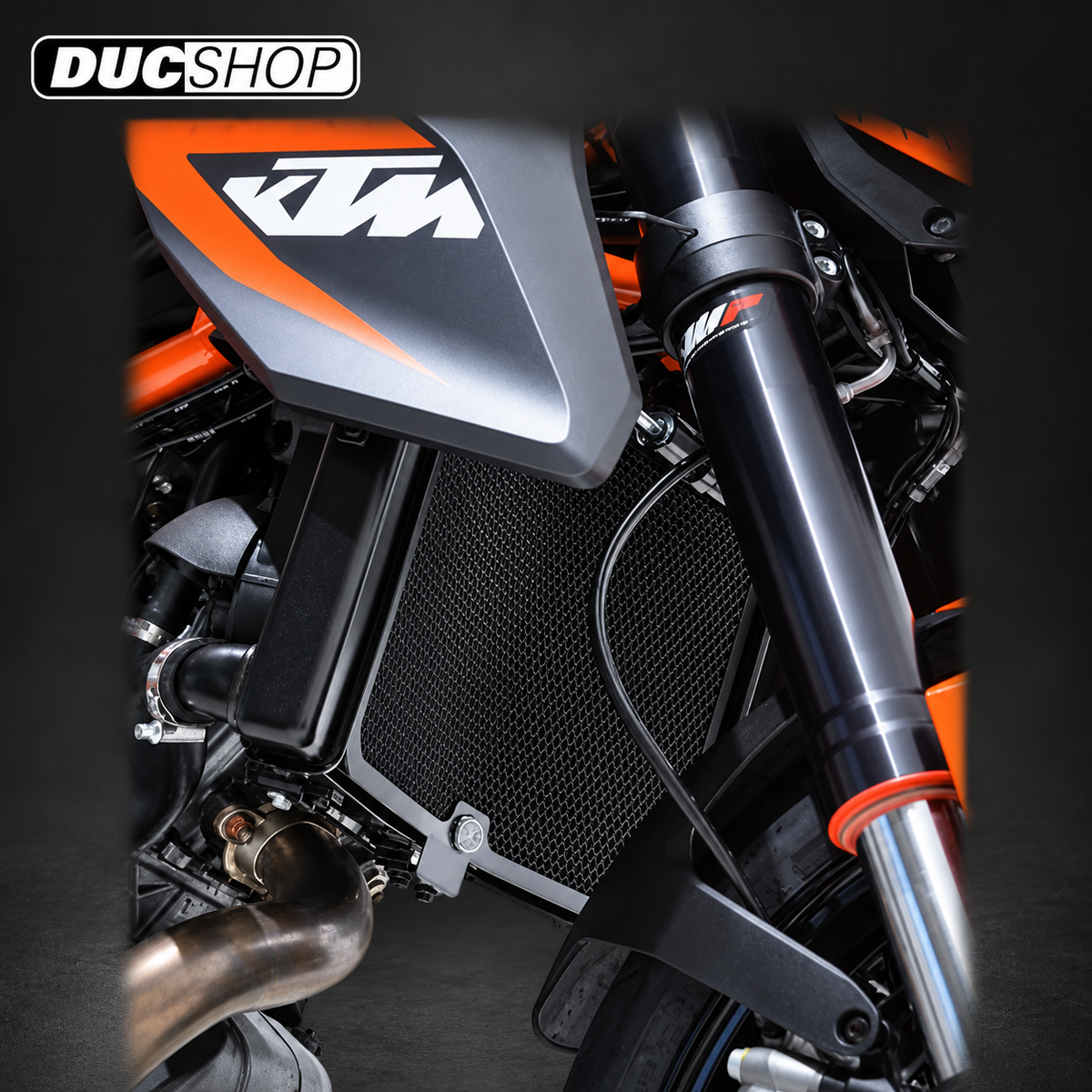 R&G Racing Radiator Guard for the KTM 1290 Super Duke GT '16-'19 / 1290 Super Duke R '04-'19 / 1290 Super Adventure S/R/T '13-'19 | Radiator & Oil Cooler Guards | ducshop.com