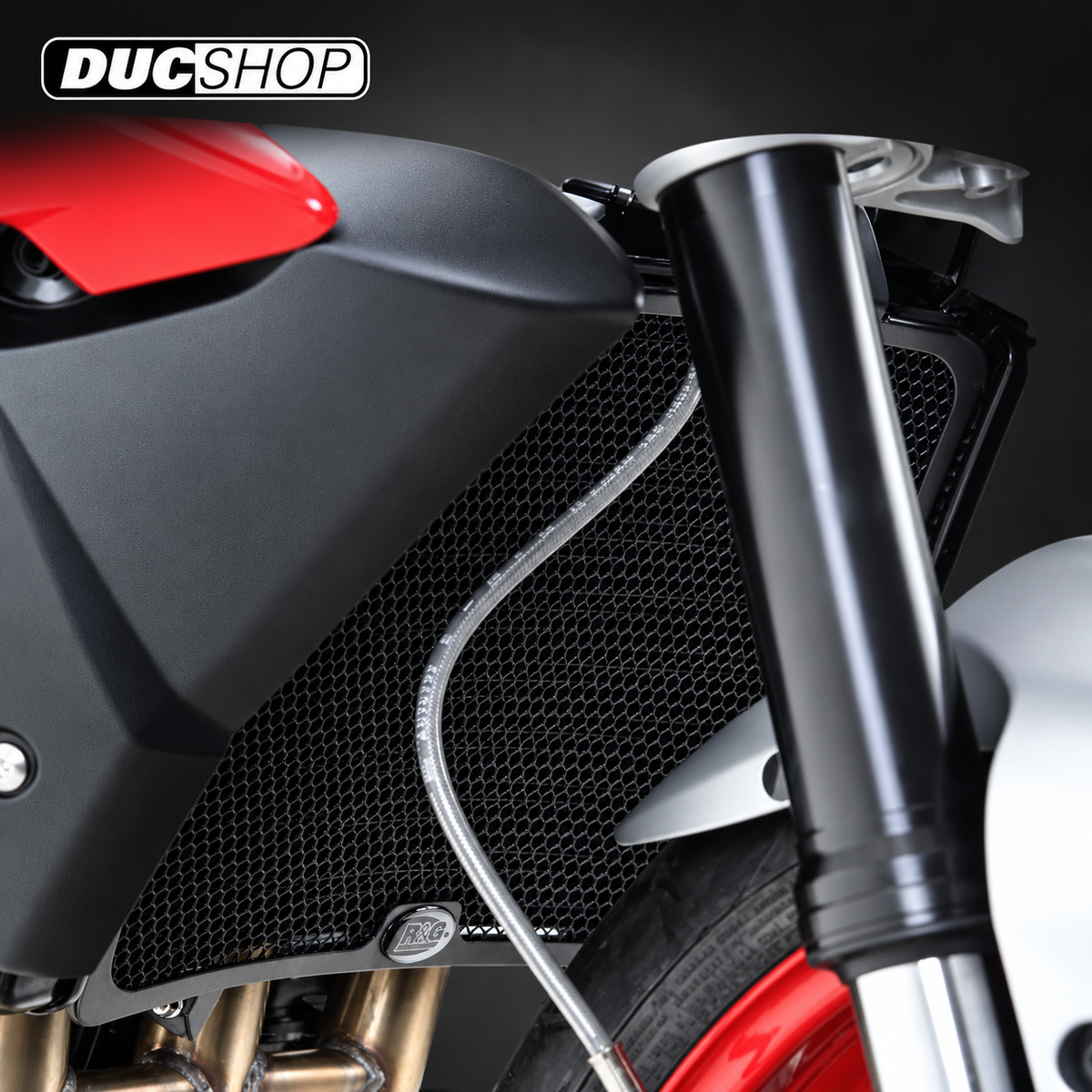 R&G Racing Radiator Guard for the Triumph Street Triple RX '15-'16 | Radiator & Oil Cooler Guards | ducshop.com