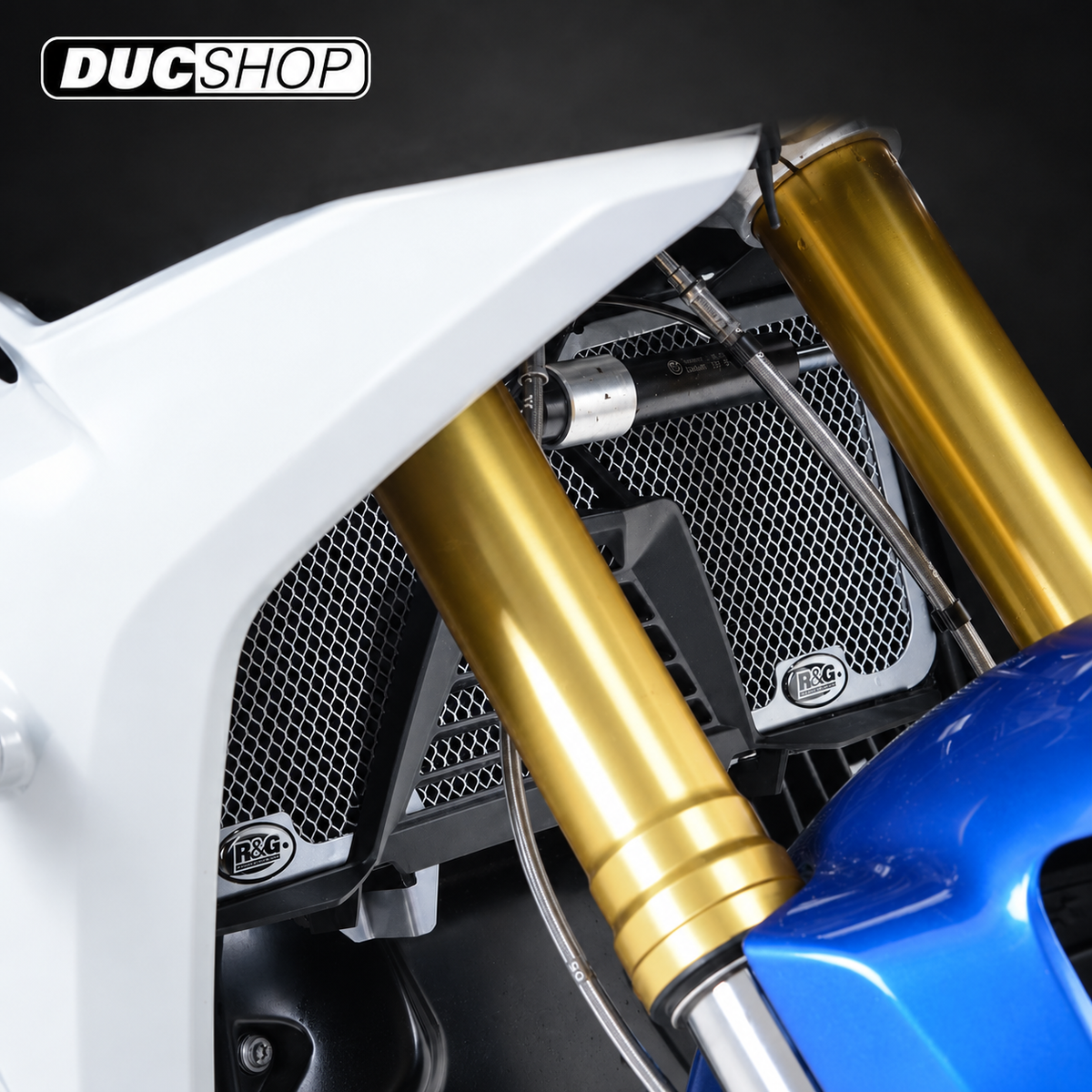 R&G Racing Radiator Guard for the BMW R 1200 R/RS '15-'21 / R 1250 R/RS '19-'22 | Radiator & Oil Cooler Guards | ducshop.com