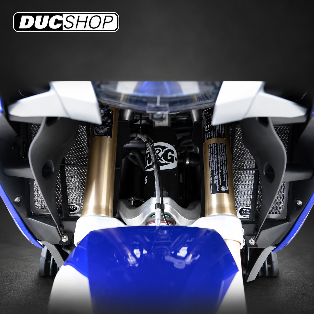 R&G Racing Radiator Guard for the BMW R 1200 RT '14-'19 | Radiator & Oil Cooler Guards | ducshop.com