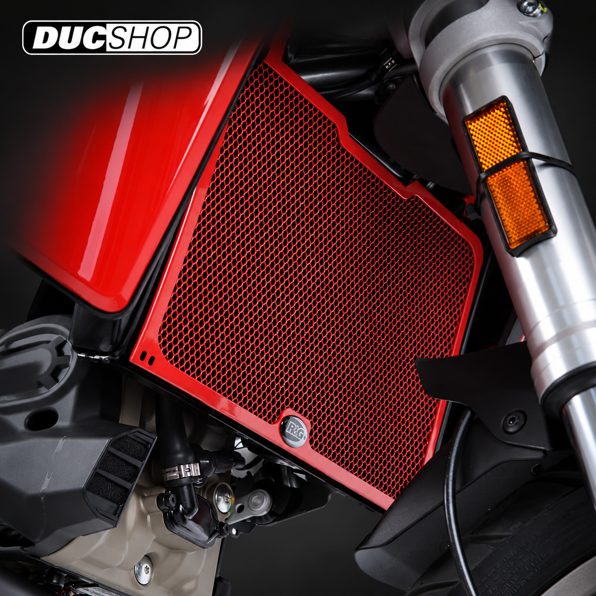 R&G Racing Radiator Guard for the ducati Multistrada 950/S '17-'22 | Radiator & Oil Cooler Guards | ducshop.com