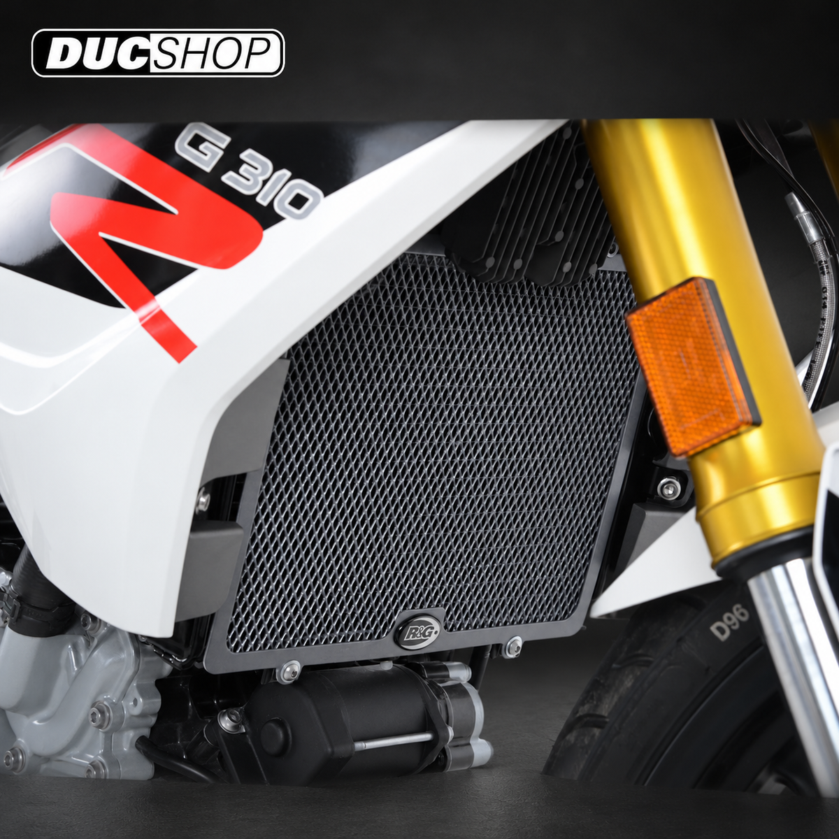 R&G Racing Radiator Guard for the BMW G 310 R/GS '14-'21 | Radiator & Oil Cooler Guards | ducshop.com