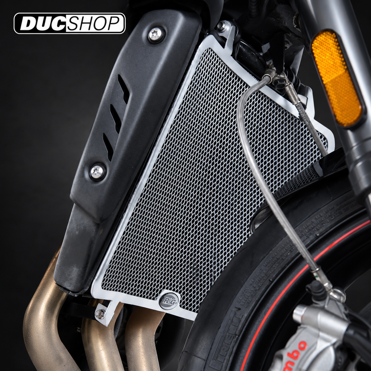 R&G Racing Radiator Guard for the triumph Street Triple 765 S/R/RS '17-'22 | Radiator & Oil Cooler Guards | ducshop.com
