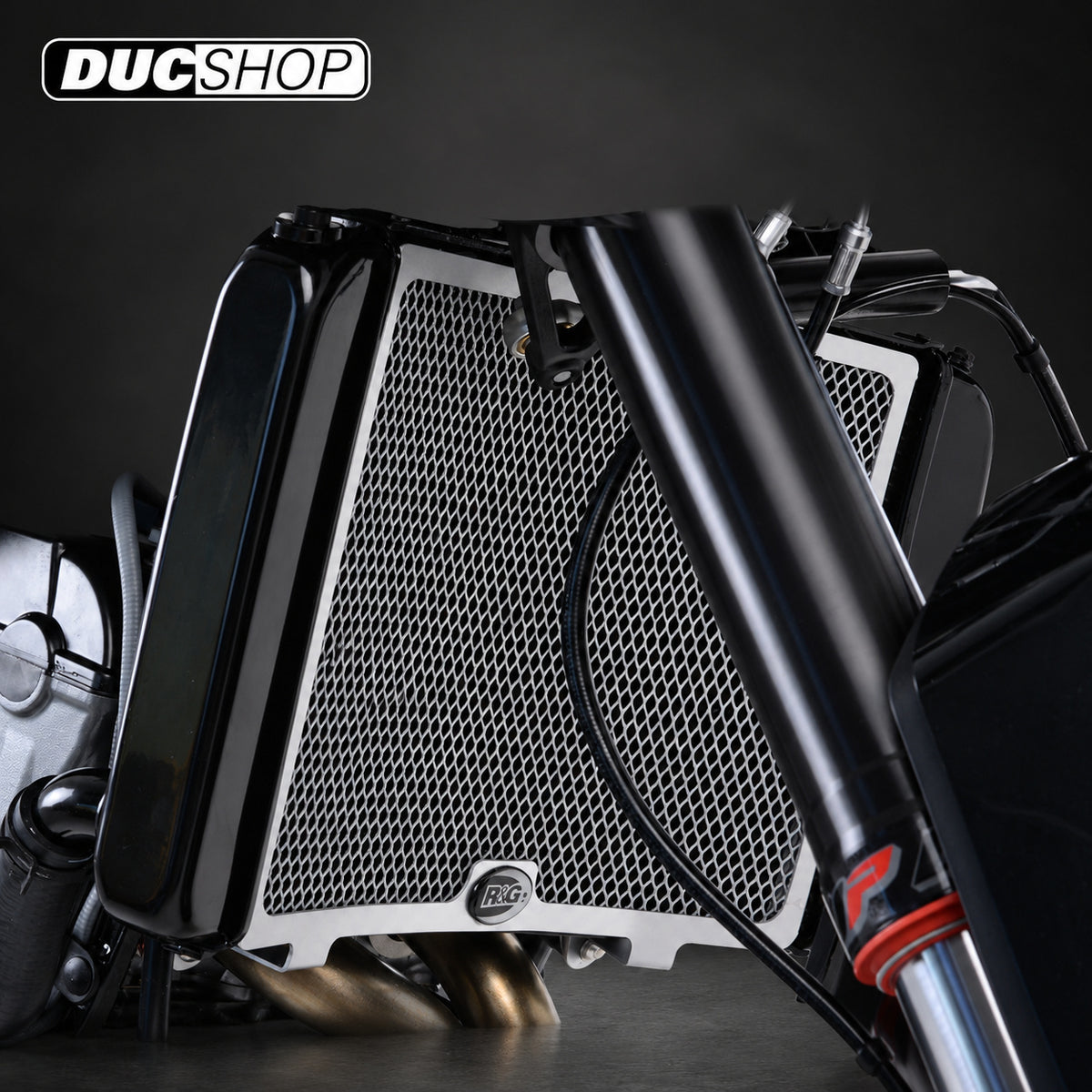 R&G Racing Radiator Guard (Without the KTM Guard Modification) for the KTM 790 Duke '17-'21 | Radiator & Oil Cooler Guards | ducshop.com