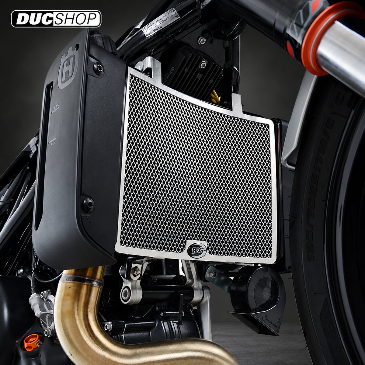 R&G Racing Radiator Guard for the Husqvarna Vitpilen 701 '18-'22 | Radiator & Oil Cooler Guards | ducshop.com