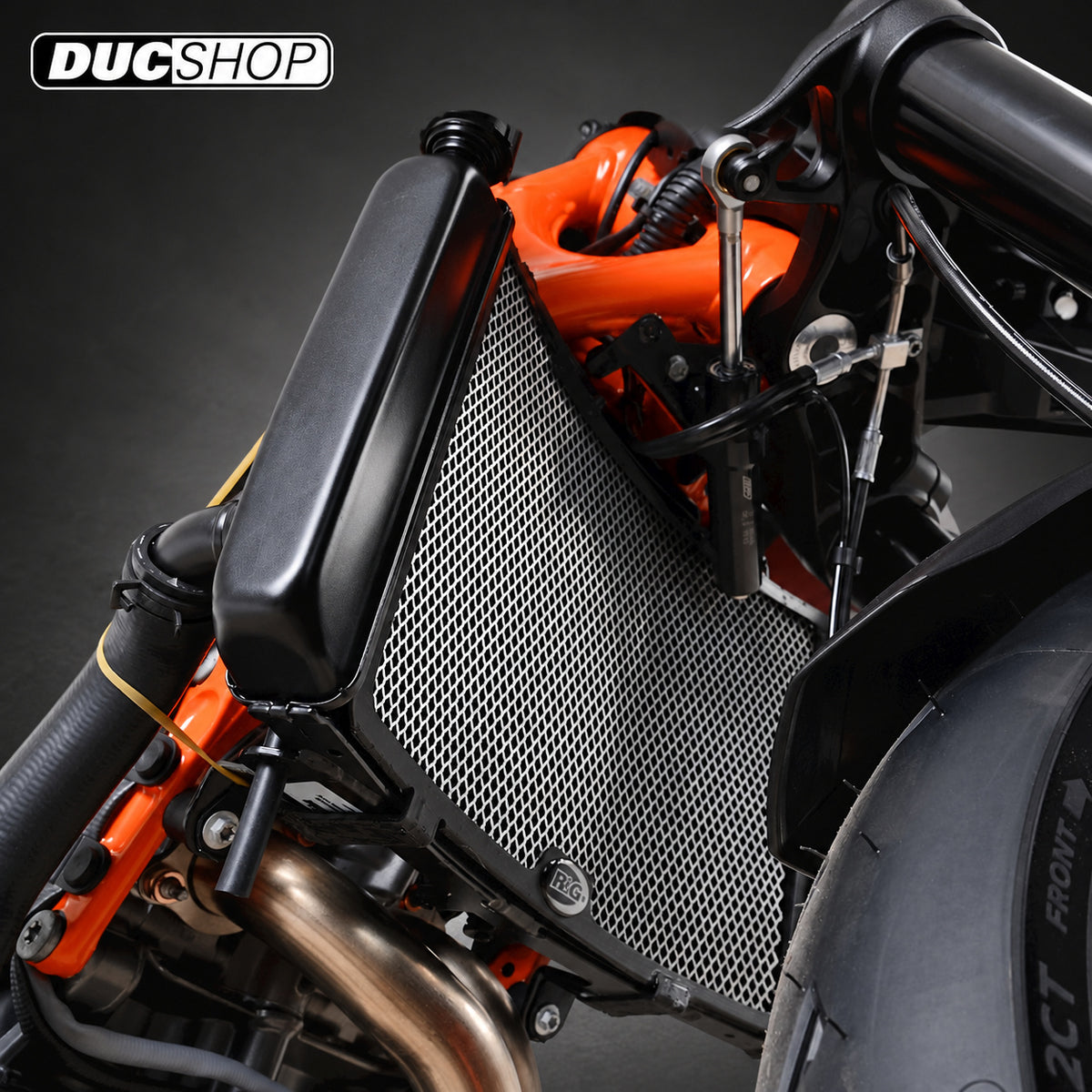 R&G Racing Radiator Guard for the KTM 890 Duke R '20-'22 | Radiator & Oil Cooler Guards | ducshop.com