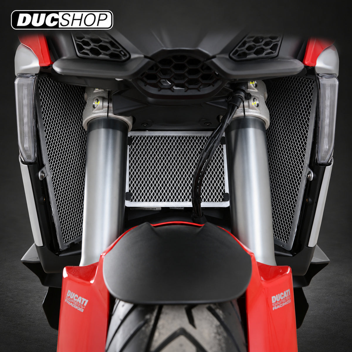 R&G Racing Radiator Guard (Pair) for the Ducati Multistrada V4/S/S Sport '21-'22 | Radiator & Oil Cooler Guards | ducshop.com