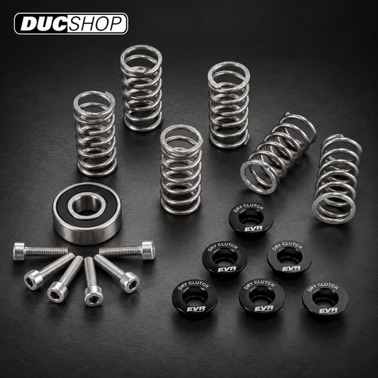 EVR Dry Clutch Stainless Steel Hardware kit (Retainers Springs Screws and Throw-out Bearing) | Dry Clutch Hardware & Kits | ducshop.com