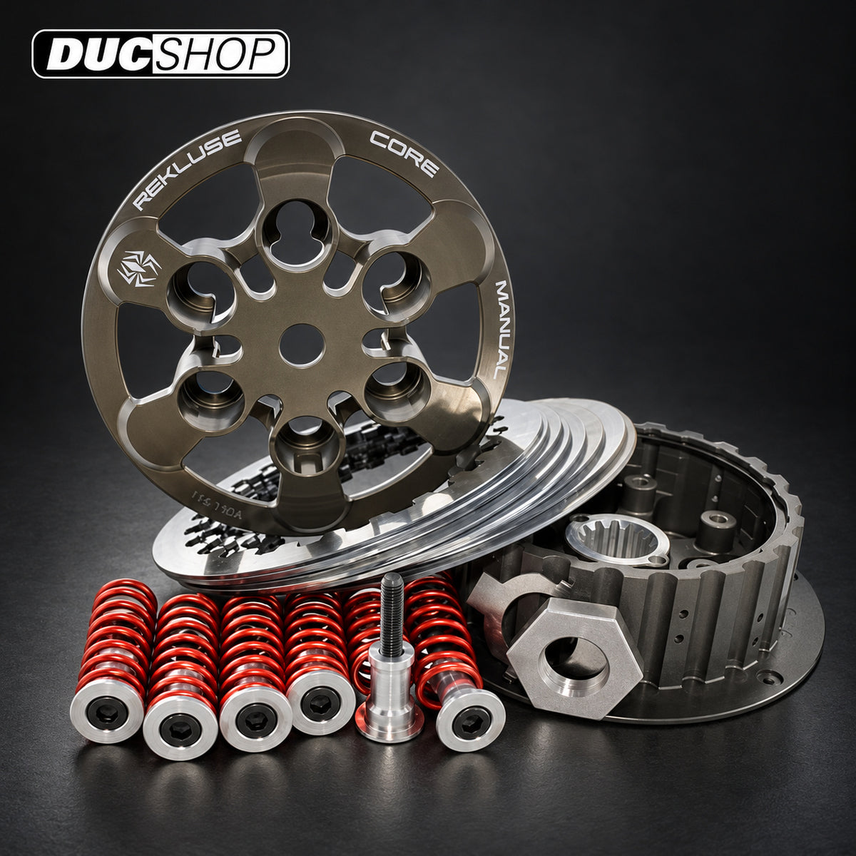 REKLUSE CORE MANUAL DDS CLUTCH for KTM 450 EXC / EXC-F / Rally Factory Replica and Husqvarna FE 450 / FR 450 RALLY | Off Road Clutches | ducshop.com