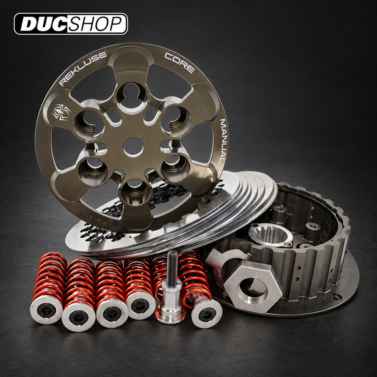 REKLUSE CORE MANUAL DDS CLUTCH for KTM 250 / 350 / 450 EXC / EXC-F / XCF-W / Freeride, Husqvarna, FC 450 / TE 300, and Husaberg FE250 / TE300 | Off Road Clutches | ducshop.com