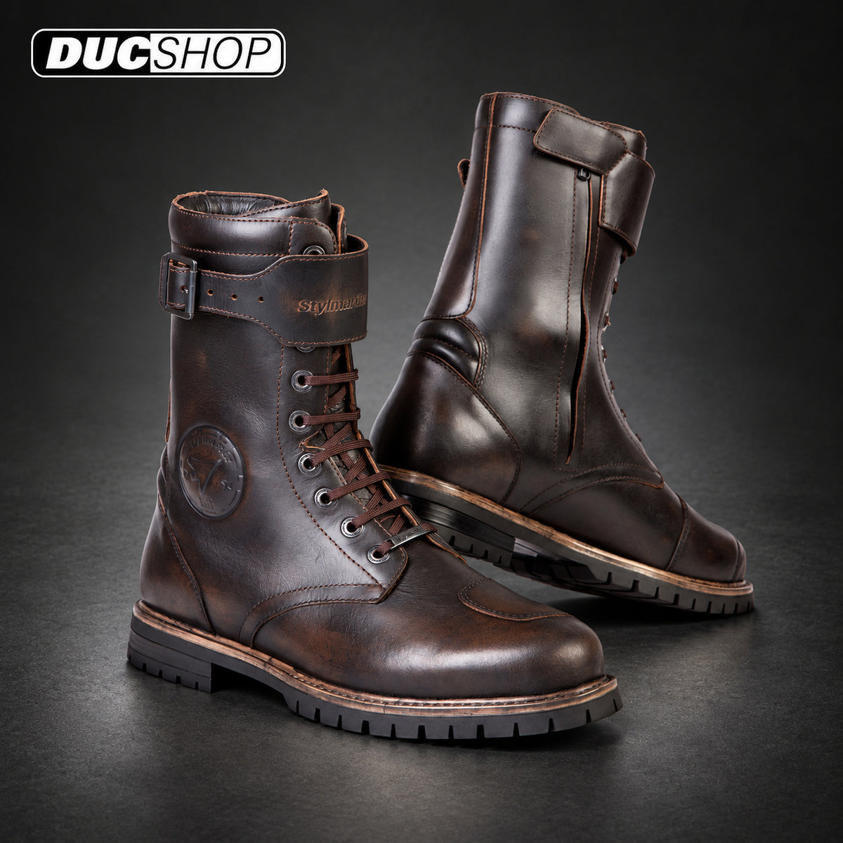 Stylmartin The ROCKET BROWN Cafe Racers Boot | DucShop