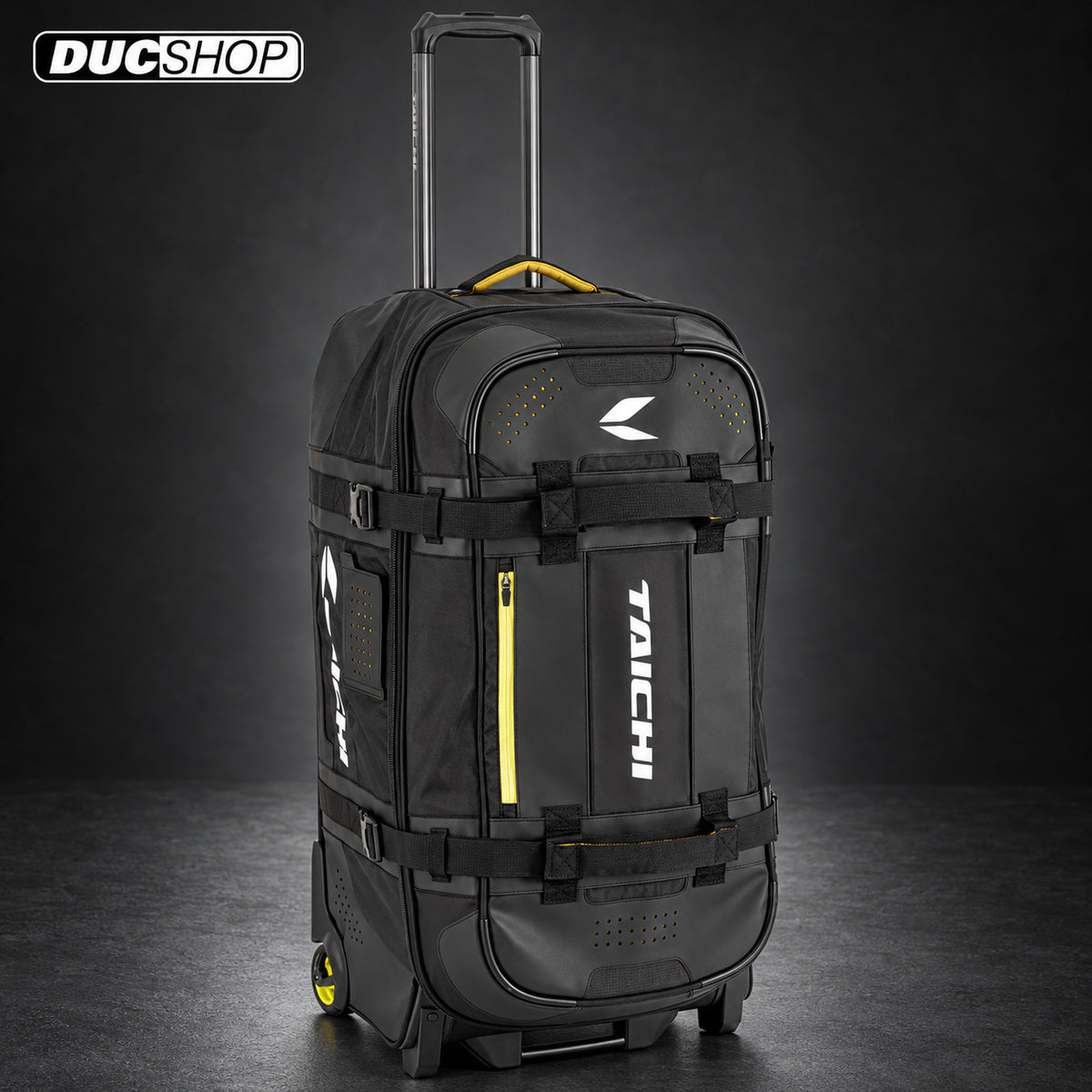 RS Taichi Wheeled Gear Bag RSB281 - Black rolling motorcycle gear bag | Gear & Duffel Bags | DucShop