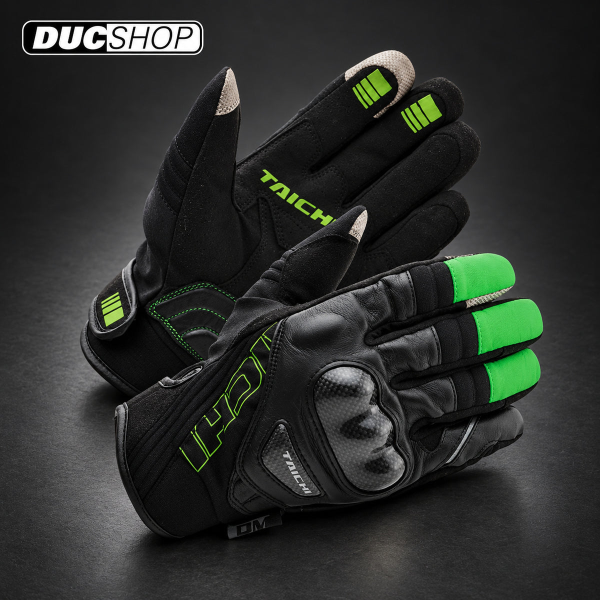RS Taichi Heat Generator Carbon Winter Gloves | Short Gloves | DucShop