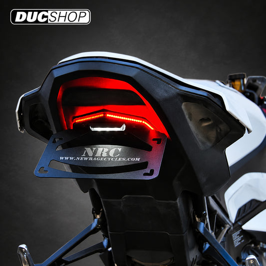 New Rage Cycles (NRC) Integrated Taillight and Fender Eliminator kit for BMW S1000RR / M1000RR / S1000R (2023+) — representative product view; check selected option and kit contents | ducshop.com