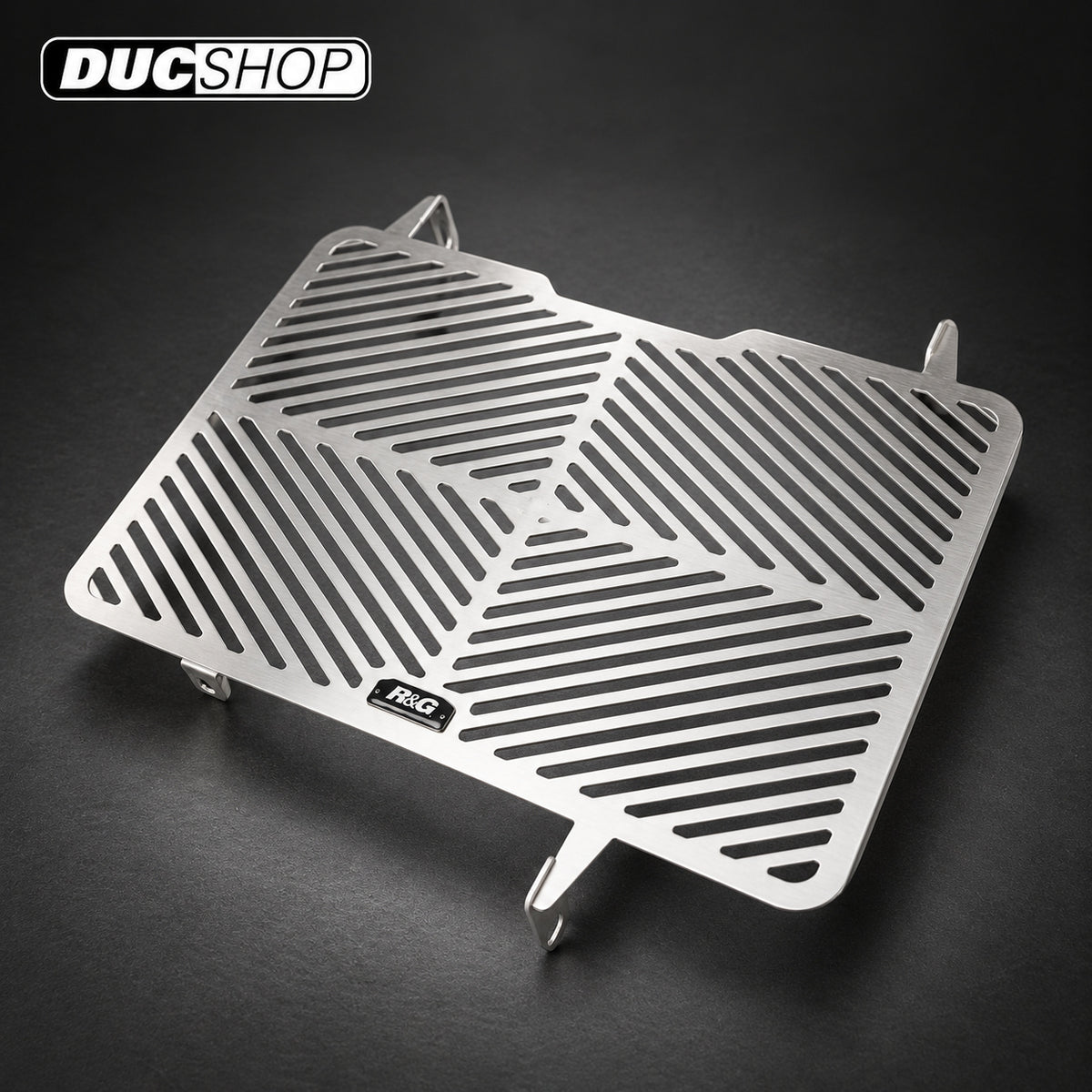 R&G Racing Stainless Steel Oil Cooler Guard Aprilia V4 Tuono 1100 '15- RSV4 RR '15- RSV4 RF | Radiator & Oil Cooler Guards | ducshop.com