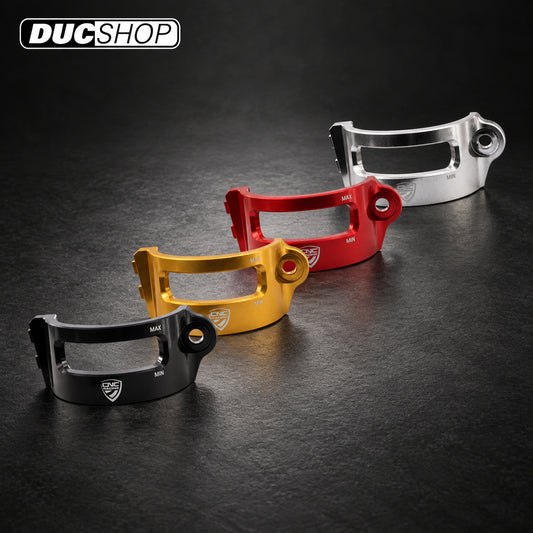 CNC Racing Rear Brake Reservoir Tank Clamp for Ducati Multistrada V4 / S / Sport - Silver - DucShop