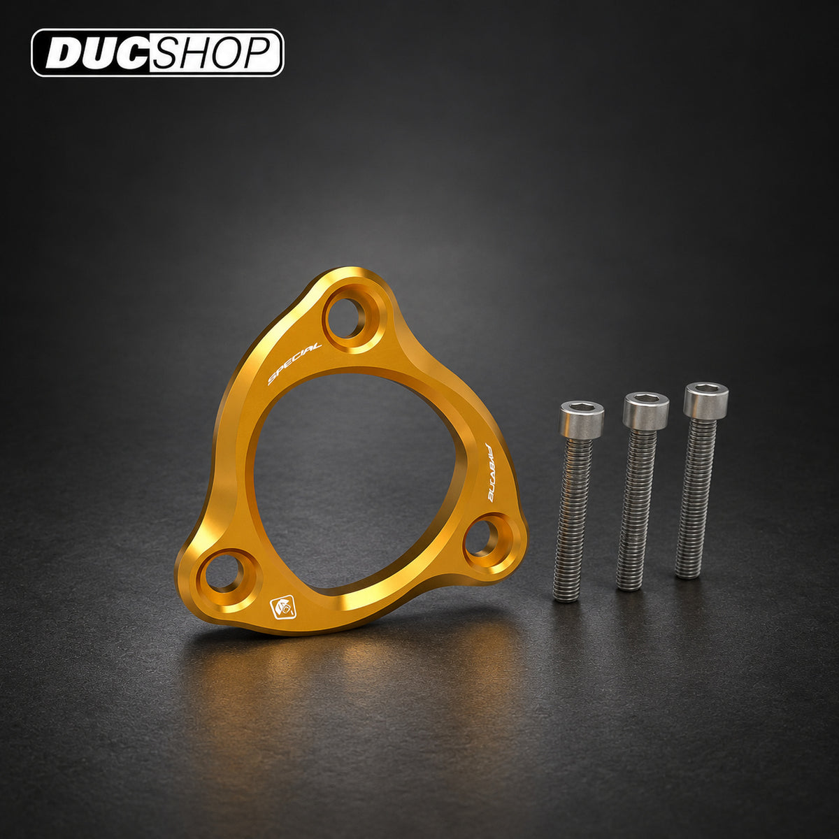 DBK Special Parts (Ducabike) Wet Clutch Pressure Plate Center Ring for the Ducati OE 3 Spring Slipper Clutch | Wet Clutch Pressure Plates | ducshop.com