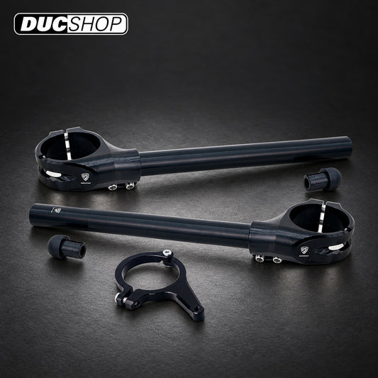 CNC Racing 53mm Clip-on Kit for Panigale 1299 / 1199 S / R / 899 / 959 / V2 / V4 R (12-24) | DucShop