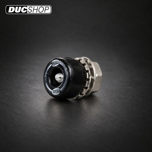 R&G Racing Rear Axle Sliders / Protectors for Ducati Multistrada 1200 '10-'16 | Rear Axle Protection | ducshop.com
