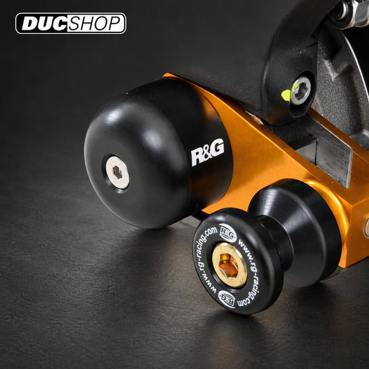 R&G Racing Rear Swingarm Protectors for Ducati Scrambler '15-16 | Rear Axle Protection | ducshop.com