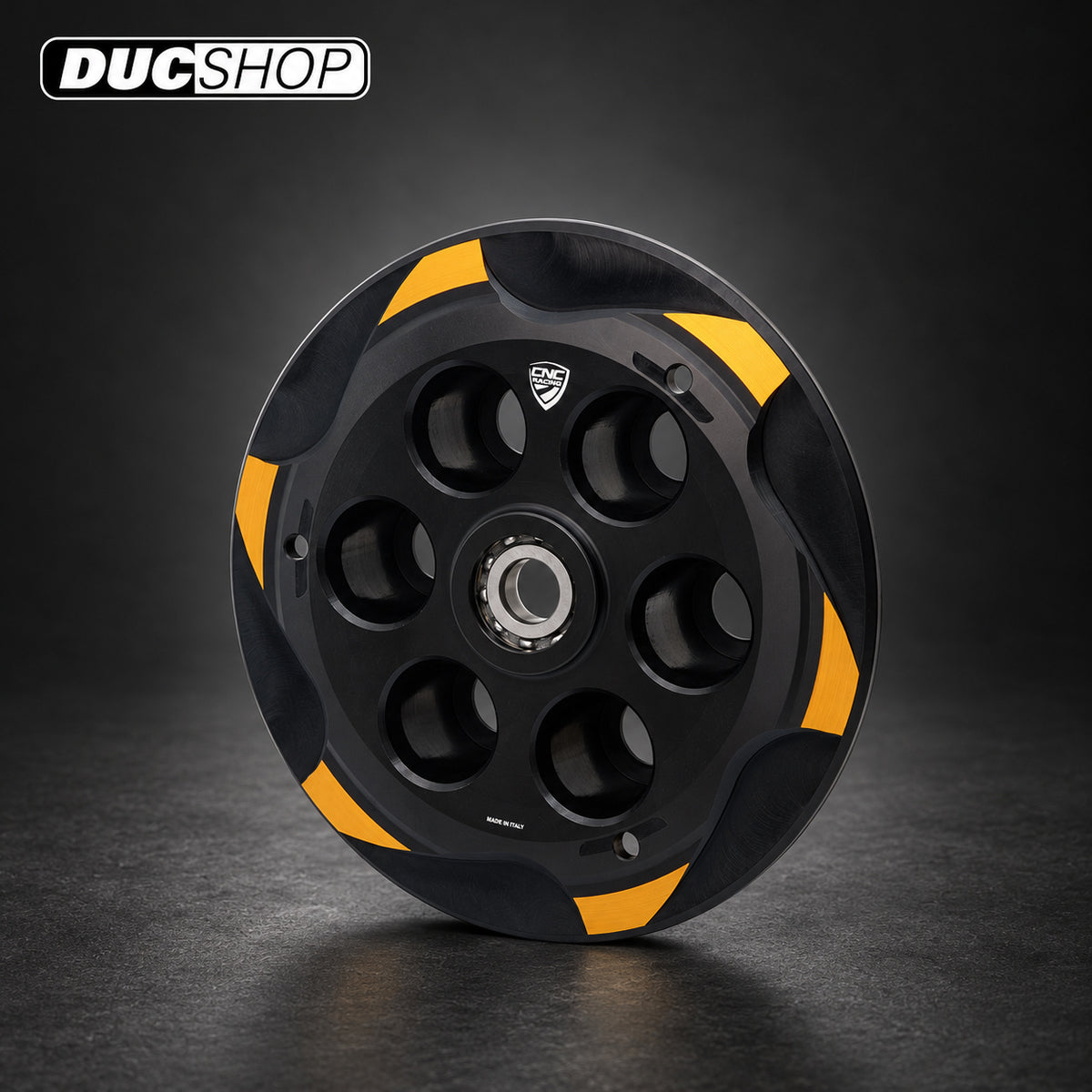 CNC Racing Bi-Color Billet Pressure Plate For MV Agusta Euro5 Brutale, Dragster, Turismo Veloce, and F3 / Superveloce 800 (2021+) | Wet Clutch Pressure Plates | ducshop.com
