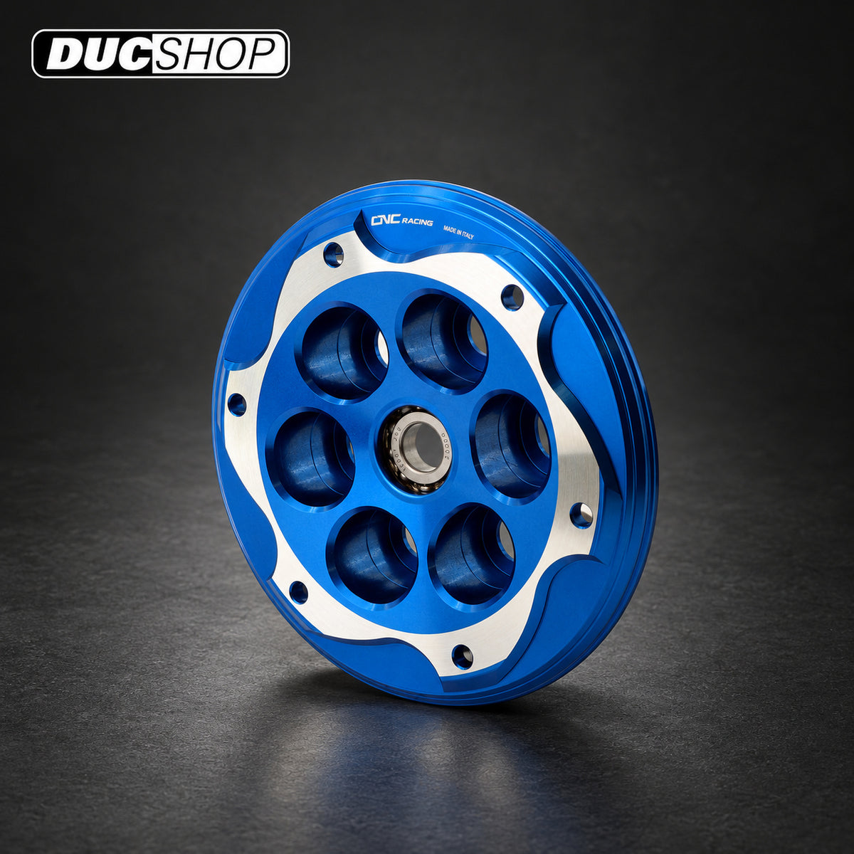 CNC Racing Bi-Color Billet Pressure Plate For BMW S1000RR / S1000R (09-18), M1000RR | Wet Clutch Pressure Plates | ducshop.com