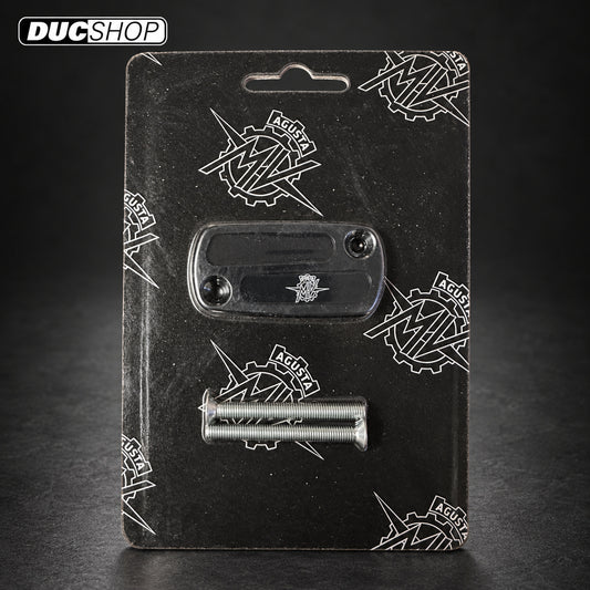 CNC Racing MV Logo Billet Rear Brake Reservoir Cap For All MV Agusta Models - DucShop