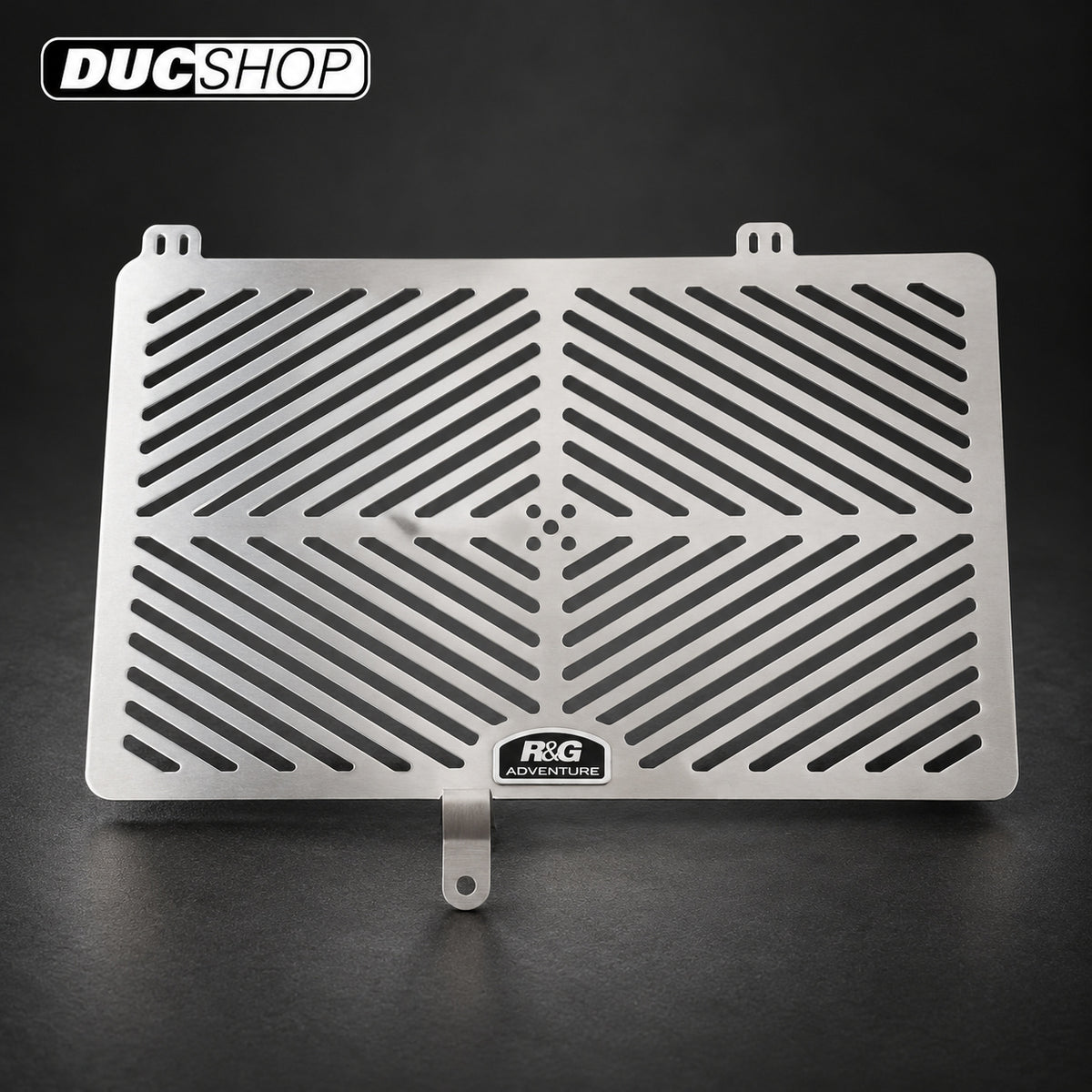 R&G Racing Stainless Steel Radiator Guard for BMW F650GS '08-'16, F700GS '08-'18, F800GT '06-'20, F800R '05-'21, F800 S/ST '04-'19 | Radiator & Oil Cooler Guards | ducshop.com