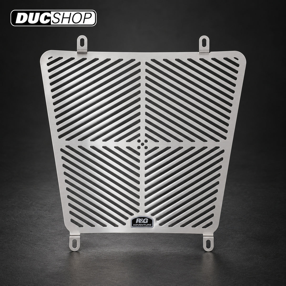 R&G Racing Stainless Steel Radiator Guard for Aprilia V4 Tuono 1100 / RSV4 1100 RR /RSV4 RR '15-'22, RSV4 RF '19-'21, RSV4 1100 Factory '19-'22 | Radiator & Oil Cooler Guards | ducshop.com