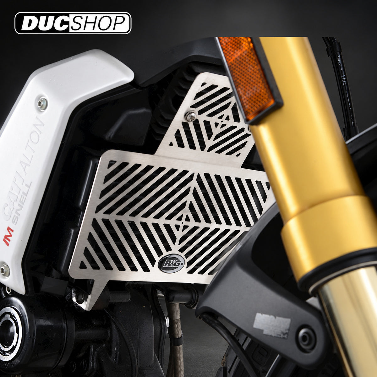 R&G Racing Stainless Steel Radiator Guard for Ducati Scrambler 1100 '18-'22 | Radiator & Oil Cooler Guards | ducshop.com