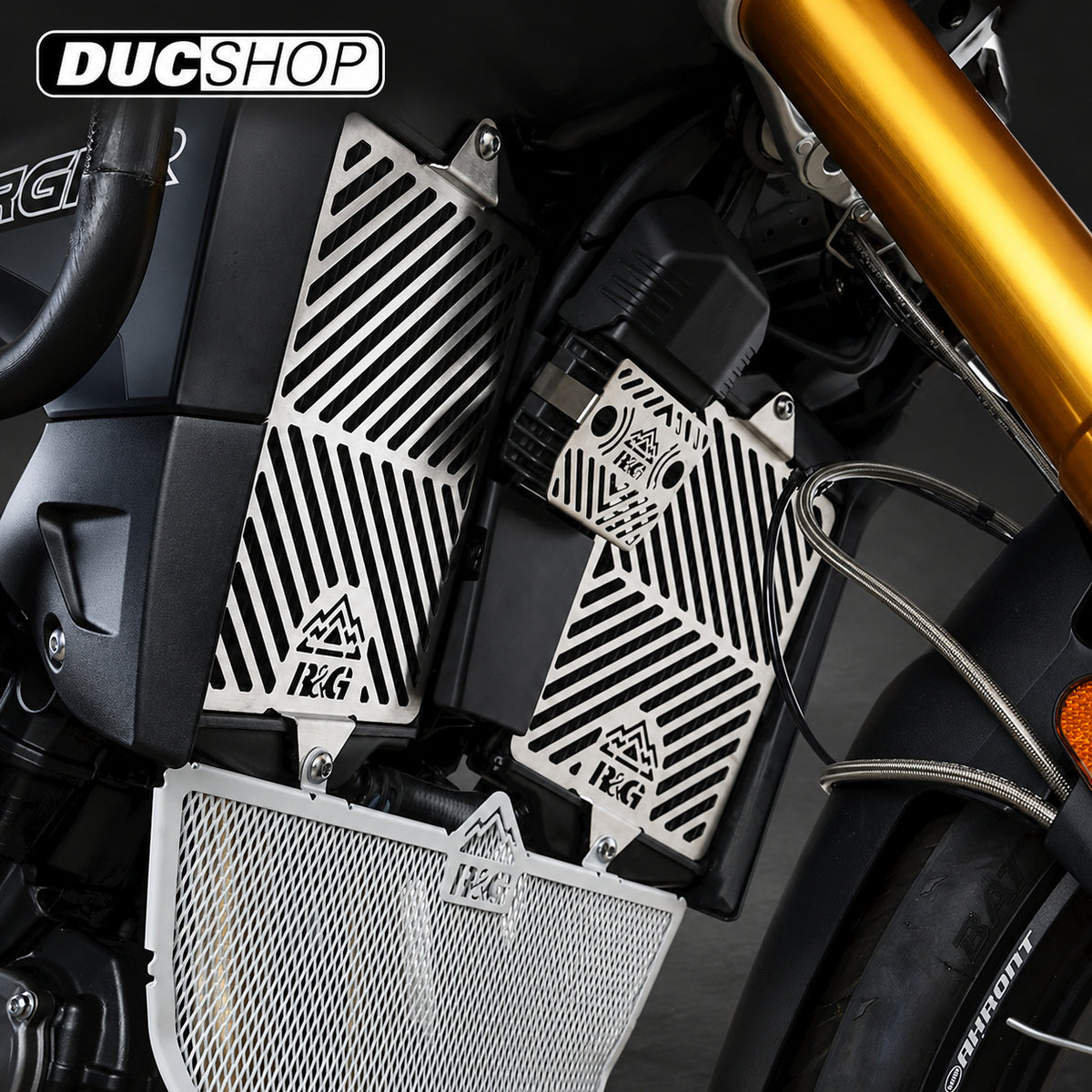 R&G Racing Radiator Guard (pair) for the Triumph Tiger 900 '20-'22 | Radiator & Oil Cooler Guards | ducshop.com