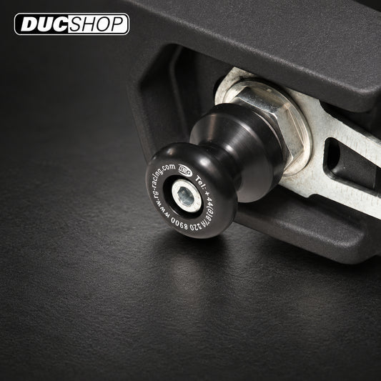 R&G Racing Rear Axle Sliders / Protectors for Ducati Monster 696 '08-'14 & Monster 795 '12-'14 Spool Style | Rear Axle Protection | ducshop.com