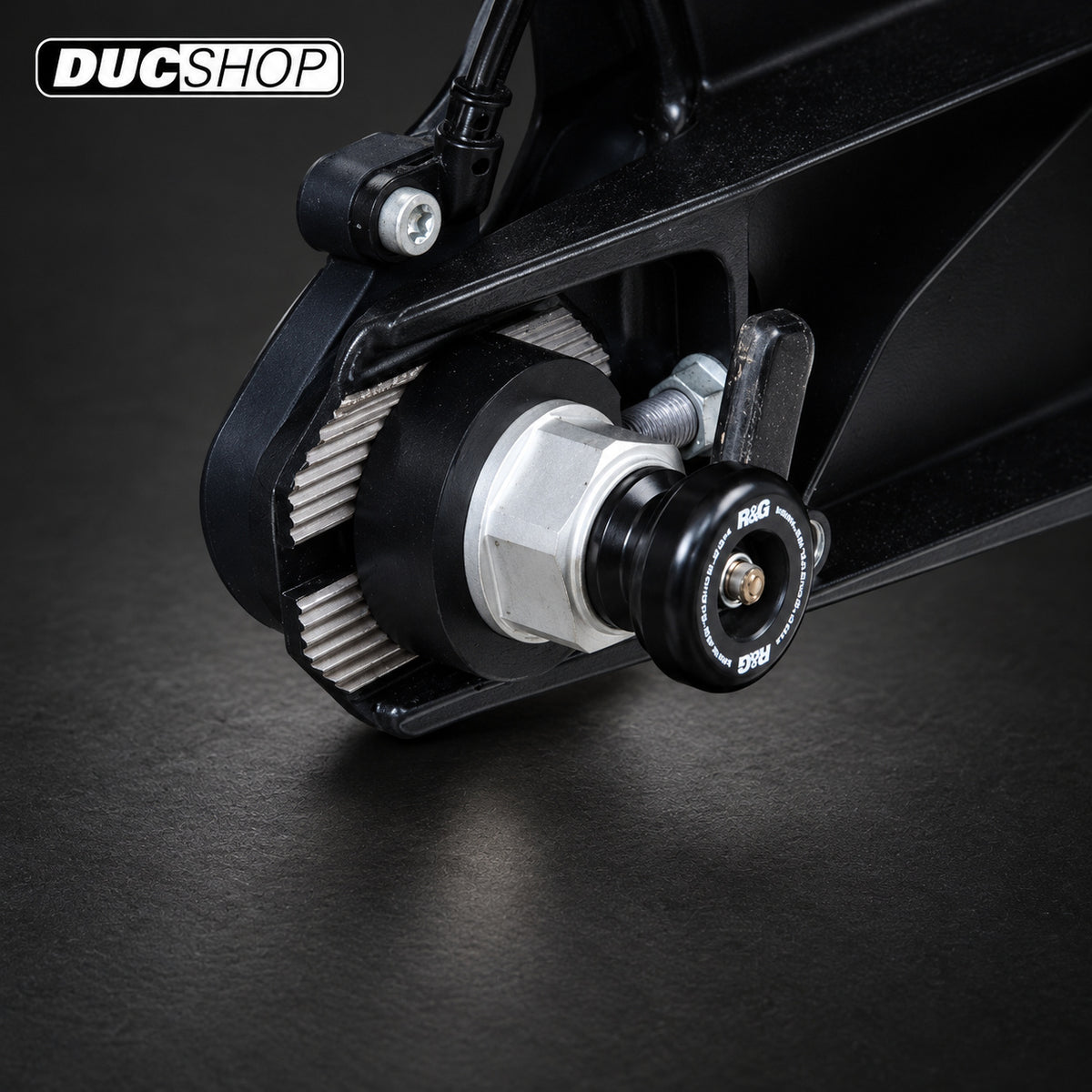 R&G Racing Rear Spindle Sliders for the Husqvarna Vitpilen 701/Svartpilen 701 '18-'22 | Rear Axle Protection | ducshop.com