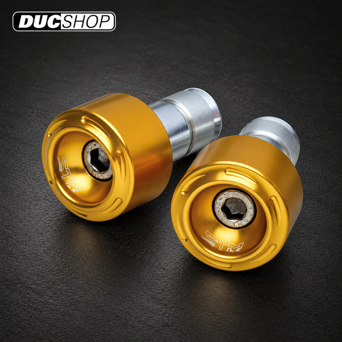 STM Bar Ends - Triumph Speed Triple 1050 - M6X35 Mount | Bar End Protection | ducshop.com