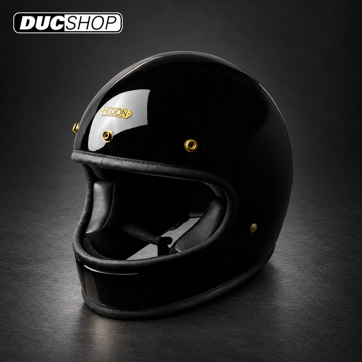 Hedon Heroine Classic Signature Black Glossy Helmet | Street Helmets | DucShop