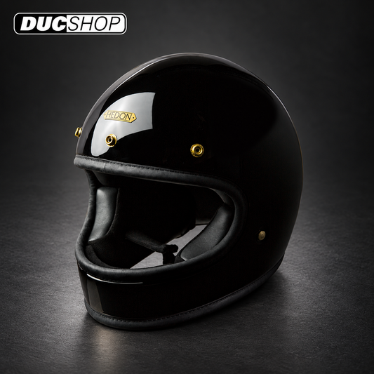 Hedon Heroine Classic Signature Black Glossy Helmet | Street Helmets | DucShop