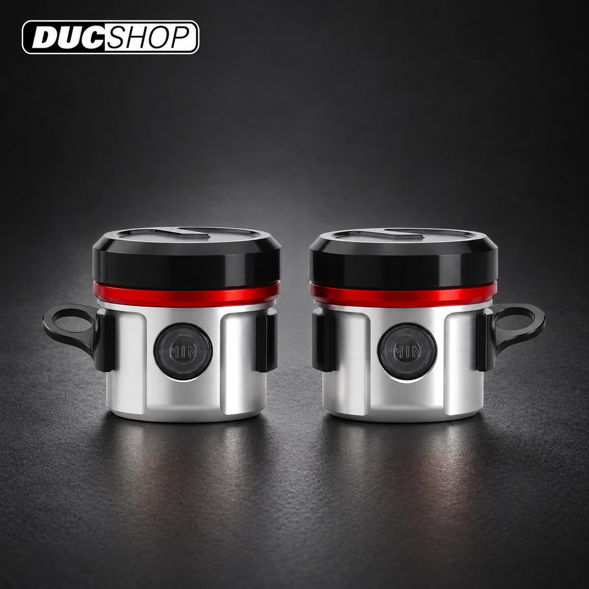 AEM FACTORY - ALUMINUM INTEGRATED RESERVOIR FLUID TANKS FOR BREMBO RCS MASTER CYLINDERS | Reservoirs | DucShop