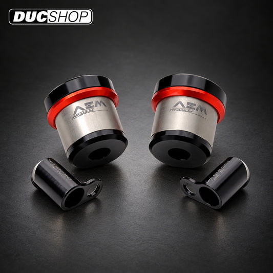 AEM FACTORY - TITANIUM INTEGRATED RESERVOIR FLUID TANKS FOR BREMBO RCS CORSA CORTA MASTER CYLINDERS | Reservoirs | DucShop