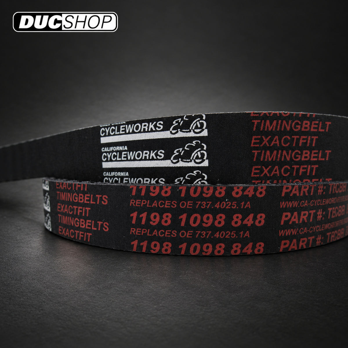 CA Cycleworks ExactFit TB1198 timing belt pair | Ducati Timing Belts | ducshop.com