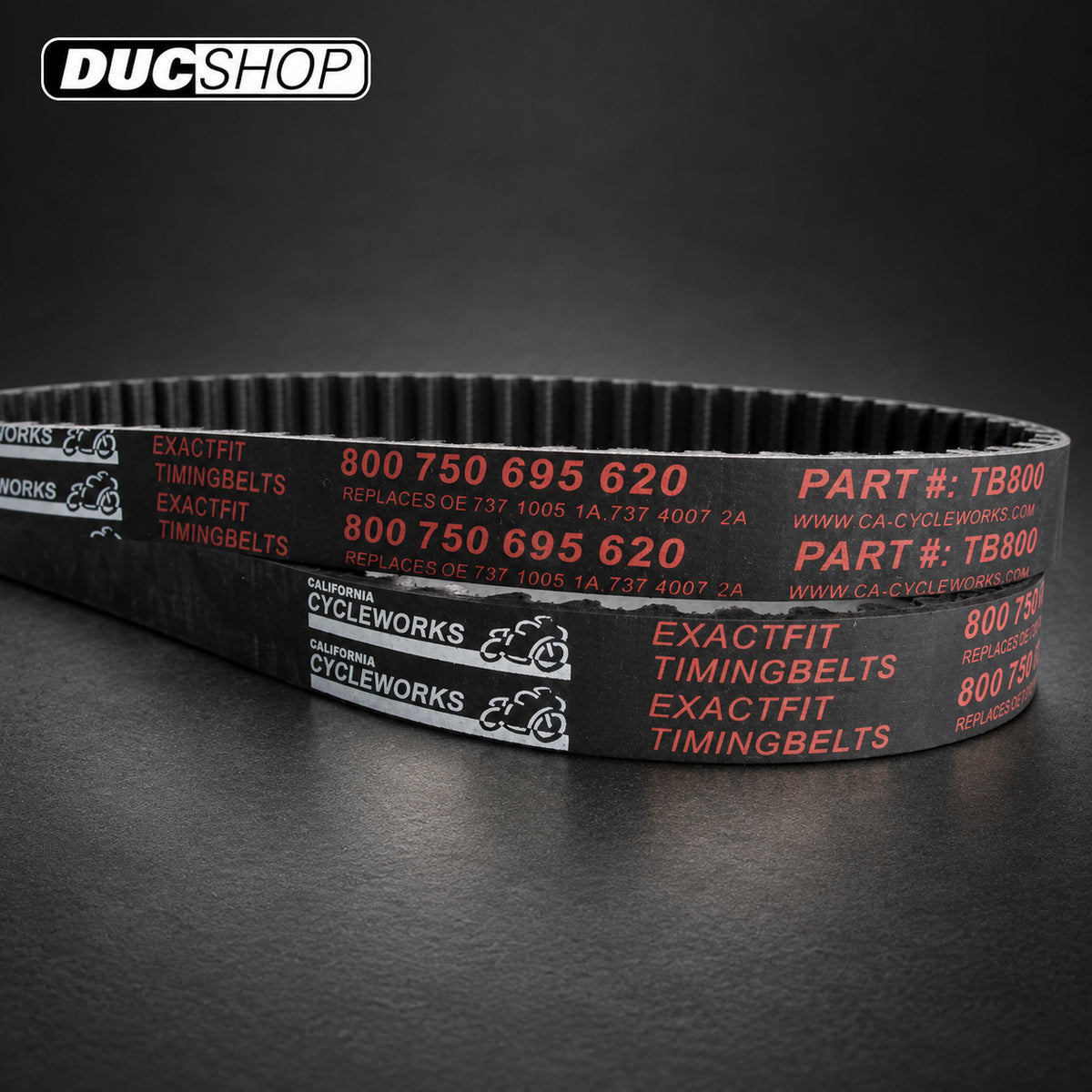 CA Cycleworks ExactFit TB800 timing belt pair | Ducati Timing Belts | ducshop.com