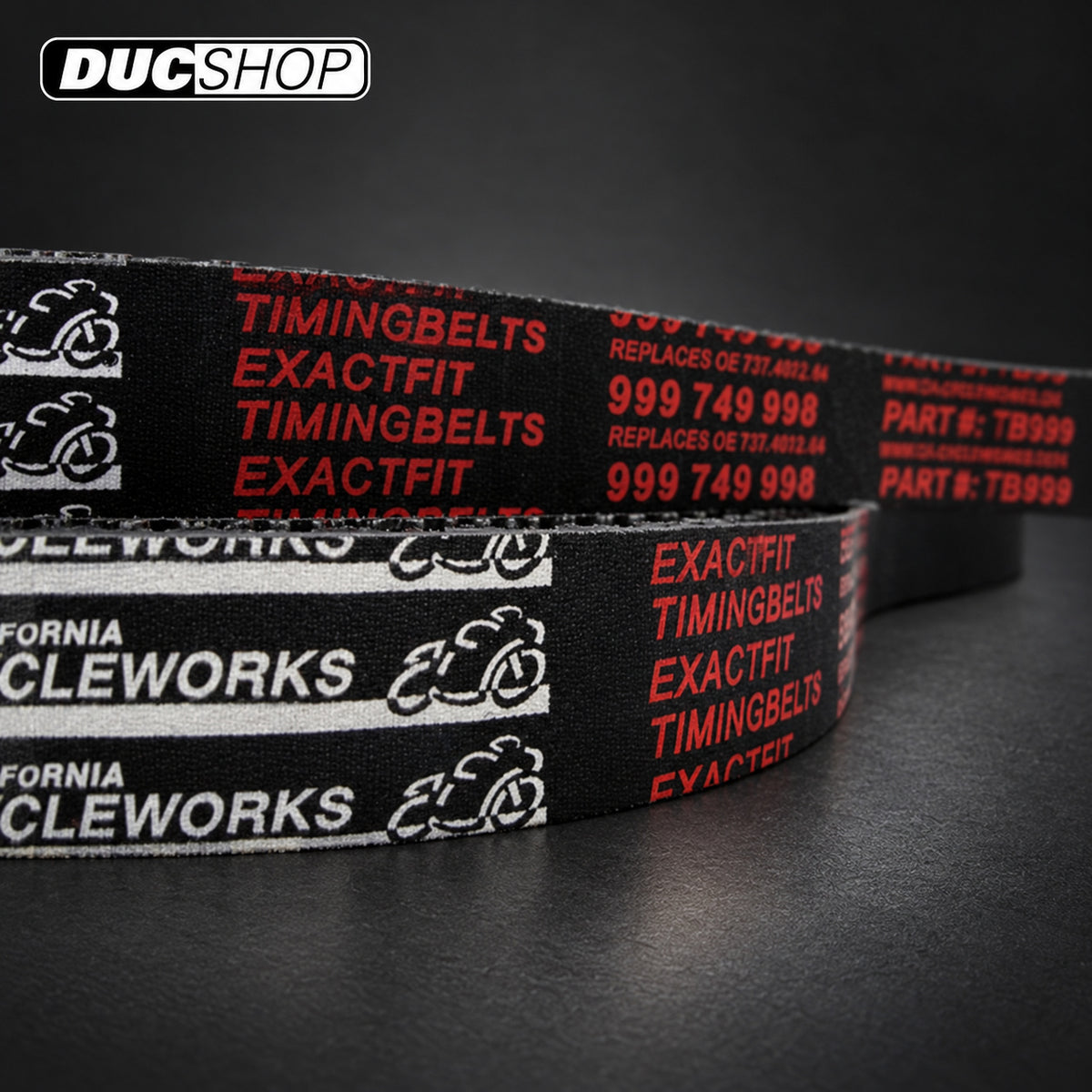 CA Cycleworks ExactFit TB999 timing belt pair | Ducati Timing Belts | ducshop.com