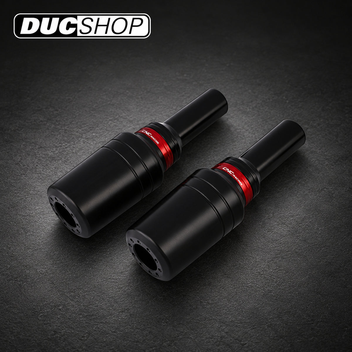 CNC Racing Machined Delrin Frame Slider Kit for the Ducati Hypermotard 950 / SP and DesertX | Frame Protection | ducshop.com